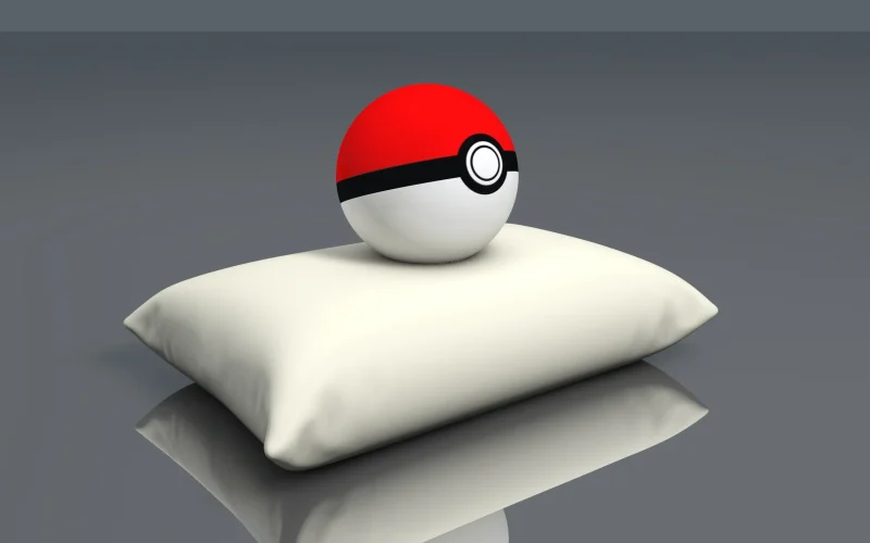 ポケモン　モンスターボールと枕